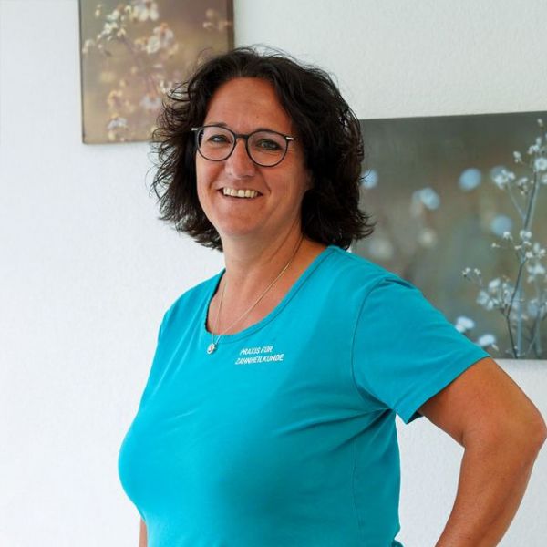 Michaela Rombold im Team seit 1989